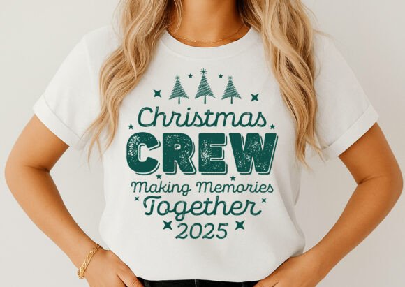 Christmas Crew Family Christmas 2025 SVG Graphics and T-Shirt Designs