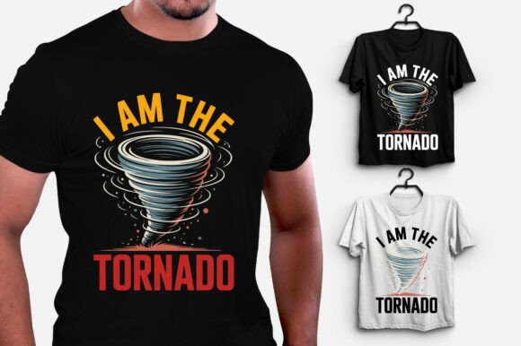 I'm the Tornado T-Shirt Design Graphics
