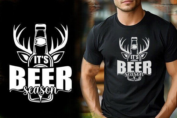 IT’S BEER SEASON Vector Graphics & T-Shirt Designs