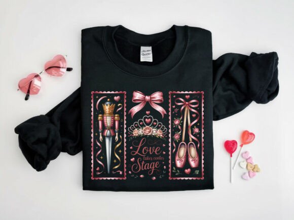 Love Takes Center Stage Valentine PNG