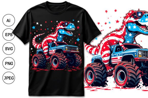 Monster Truck T-shirt Design: Graphics and T-Shirt Designs