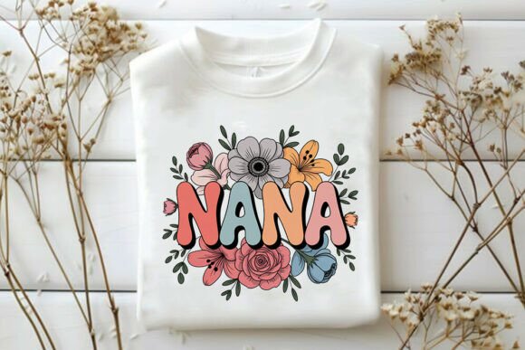 Nana SVG: Floral Graphics for Crafts & Branding