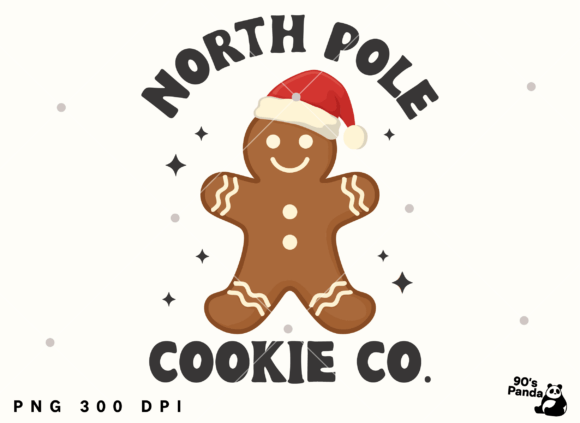 North Pole Cookie Co. Design PNG