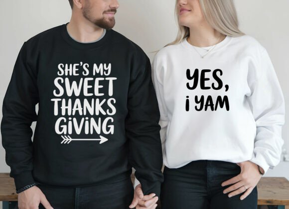 She s My Sweet Thanksgiving Couples Tee Graphics