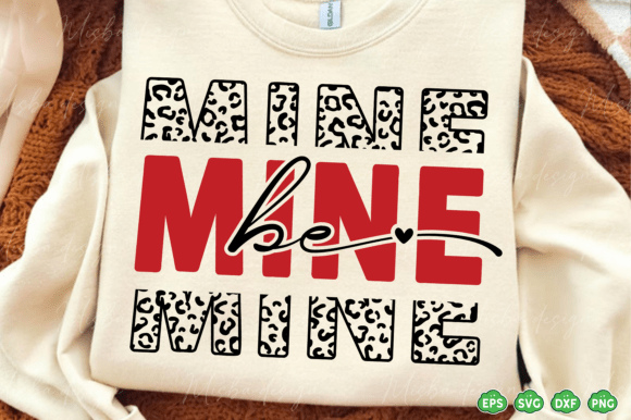 Valentine SVG, Leopard Be Mine SVG PNG